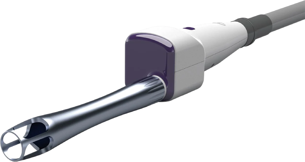 UltraClear のファイバーレーザー照射部（先端構造）